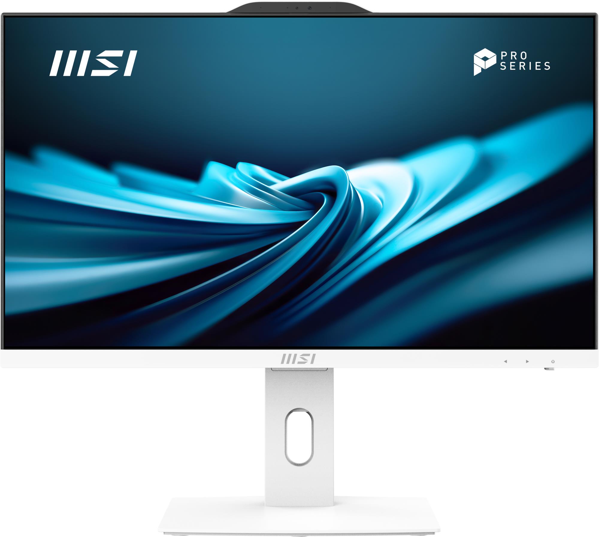MSI Pro AP242P 14M-691EU Intel® Core™ i5 i5-14400 60,5 cm (23.8") 1920 x 1080 pikseliai Viskas viename kompiuteryje 16 GB DDR5-SDRAM 512 GB SSD Windows 11 Pro Wi-Fi 6E (802.11ax) Balta