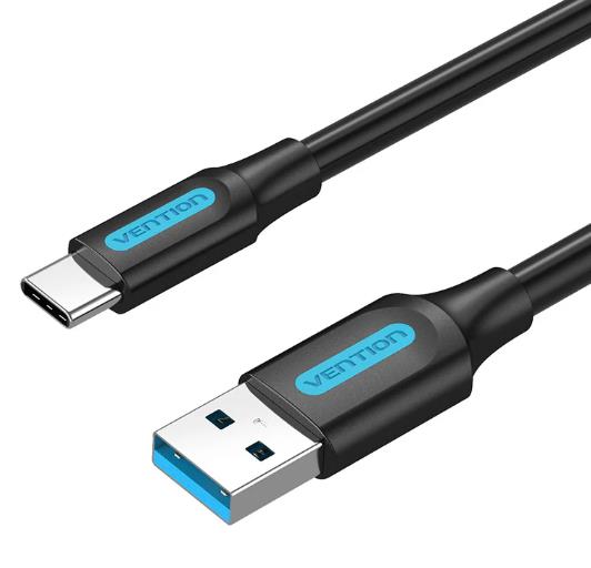 Vention COZBH USB 3.0 į USB-C laidas Male 2m juodas