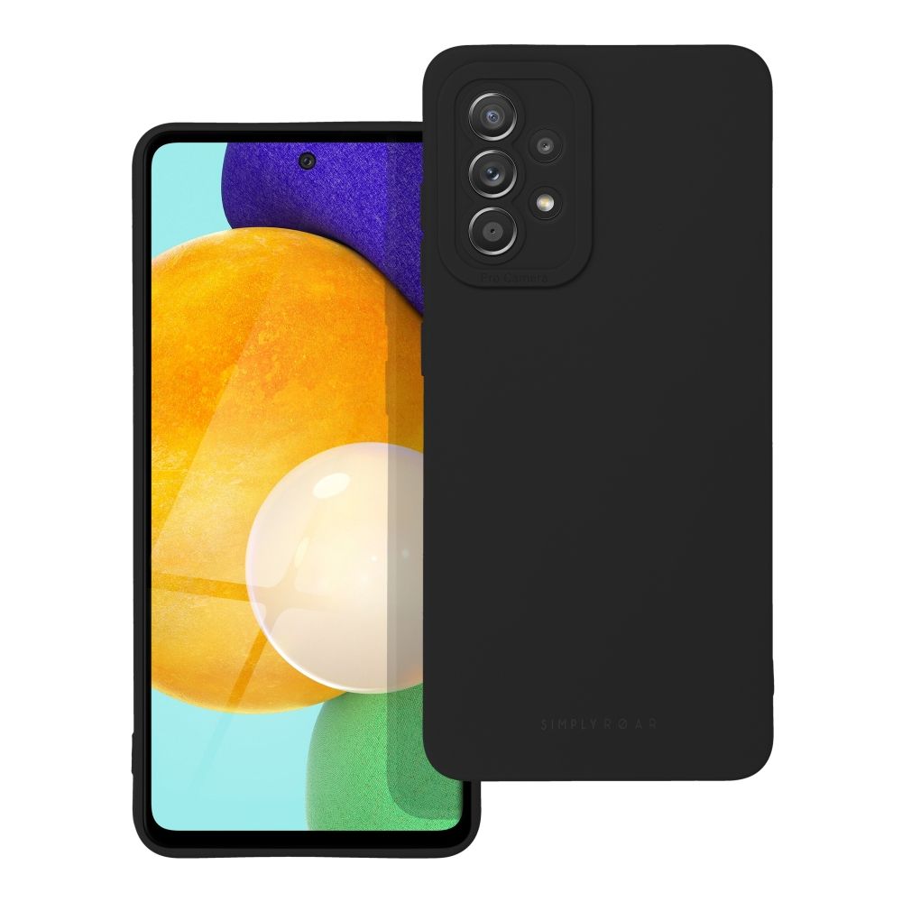 ROAR dėklas LUNA telefonui SAMSUNG A52 5G / A52 LTE (4G) / A52s 5G juodas
