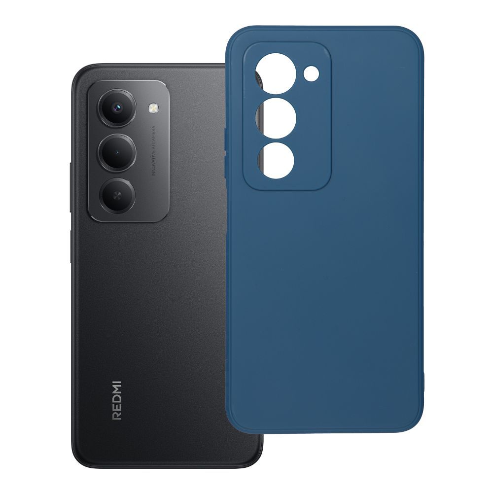 Minkštas dėklas telefonui XIAOMI Redmi 15 4G / 15 5G (171.1mm) tamsiai mėlynas