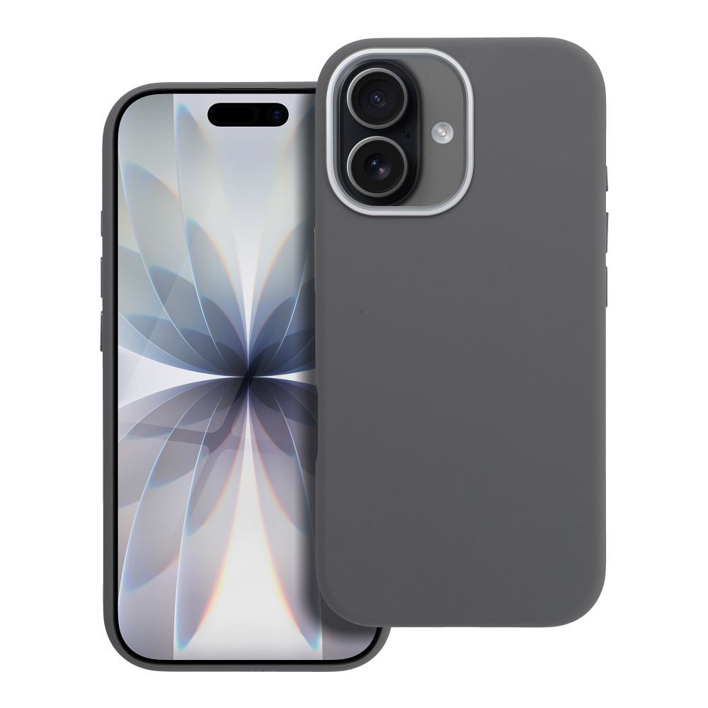 Dėklas telefonui iPhone 17 Forcell F-Protect Frame Premium suderinamas su Magsafe pilkas