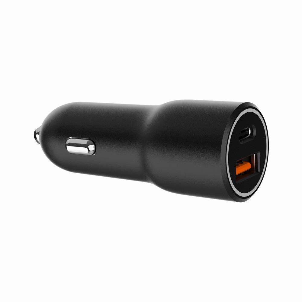 Gembird automobilio įkroviklis USB 2 prievadai TA-UC-AC2PDQC38-CAR-01
