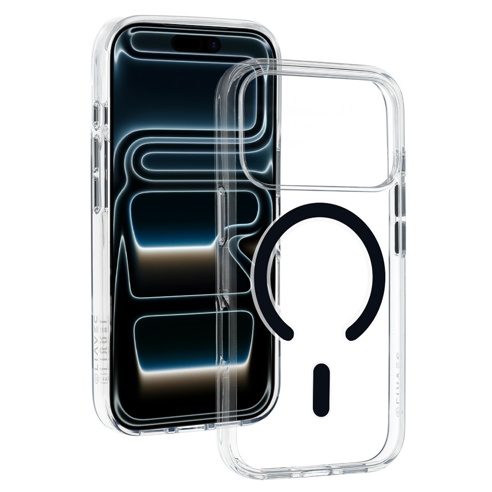 Liavec Pure dėklas skirtas Iphone 17 Pro juodas