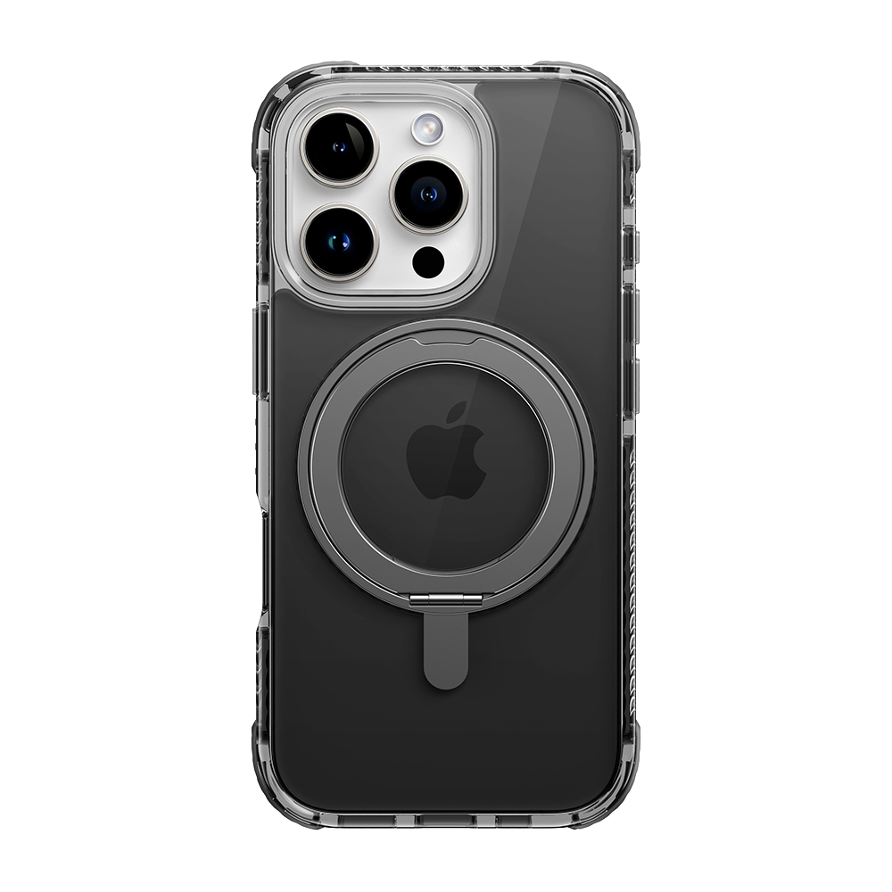 Rock Rotating Stand Crystal Series Magnetinis Iphone 16 juodas