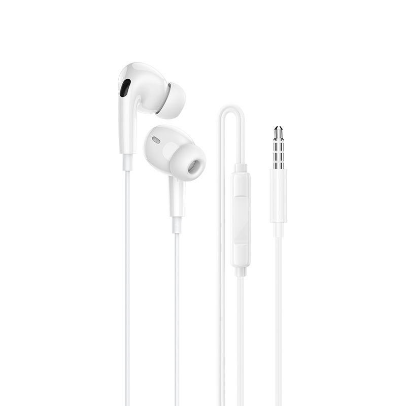 Наушники Borofone BM100 Pro Fuente с микрофоном белые