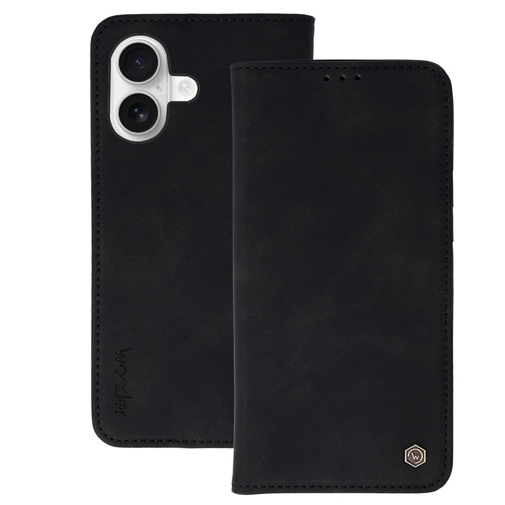 Wonder Smart dėklas iPhone 17 juodas