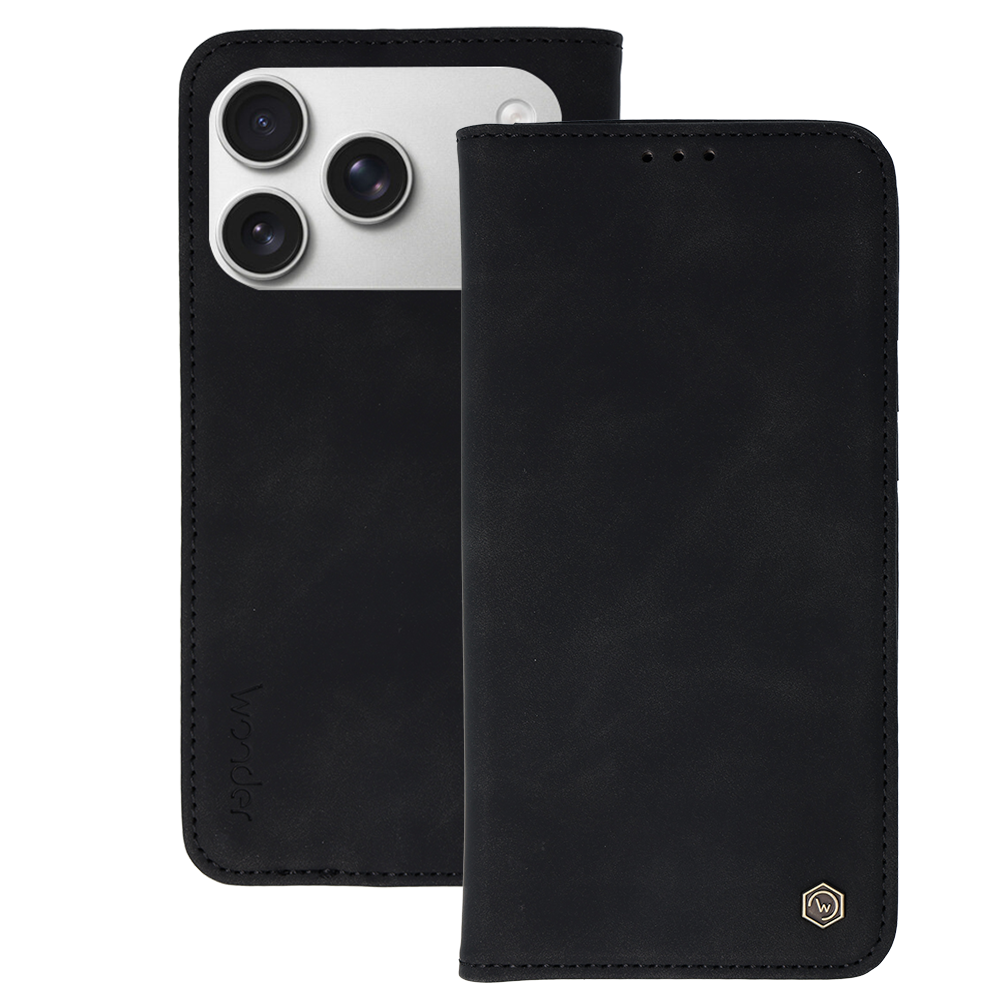 Wonder Smart dėklas iPhone 17 Pro Max juodas