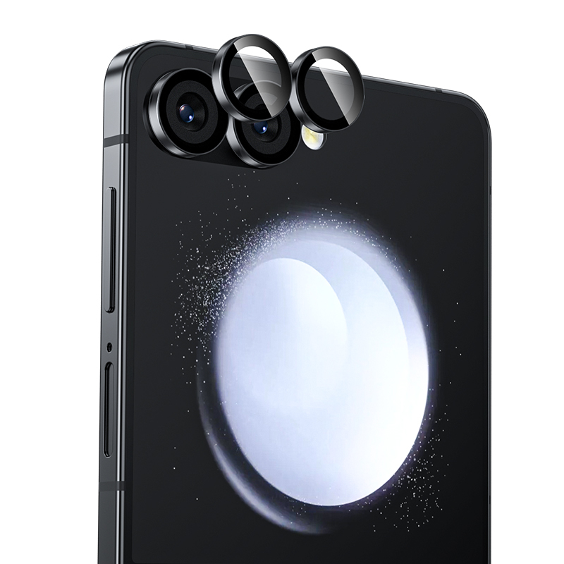 Benks Apsauginis stiklas Glass Warrior objektyvo ant kameros Samsung Galaxy Z Flip 7 - skaidrus (objektyvas 2 vnt.)