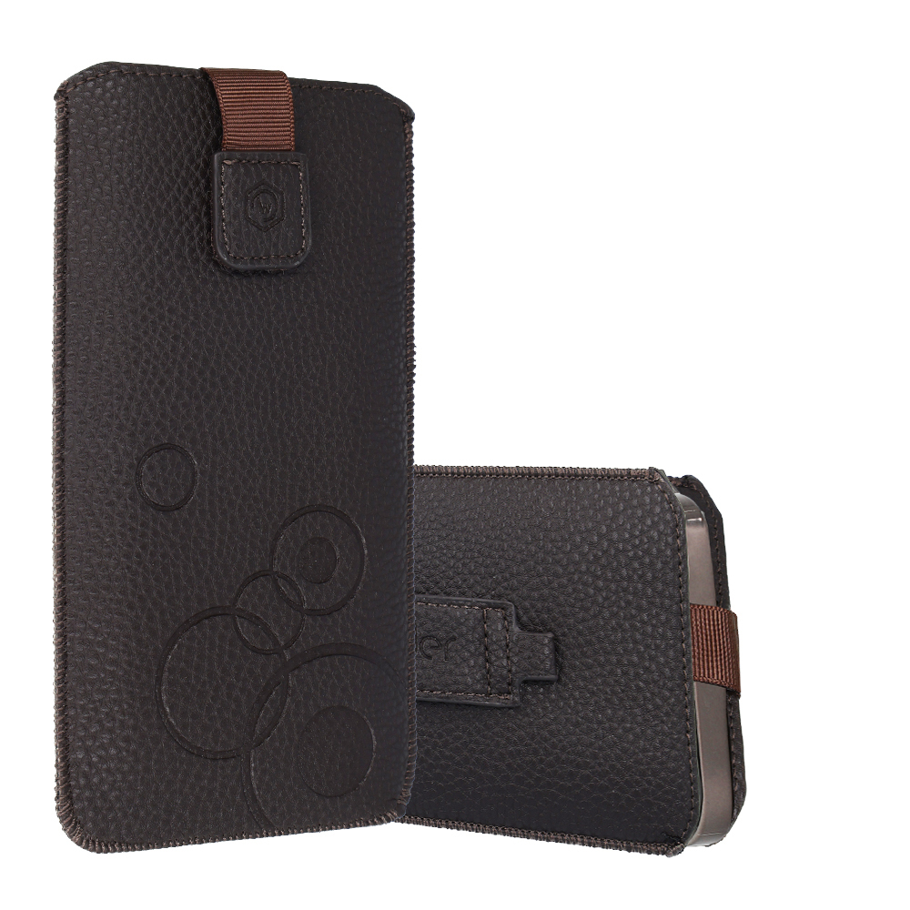 WONDER Deko dėklas (XL dydžio), skirtas Iphone 15/15 Pro/Iphone 16/16 Pro/Samsung S24/S24 Plus/S25/S25 Plus/A53/A55 5G chocolate