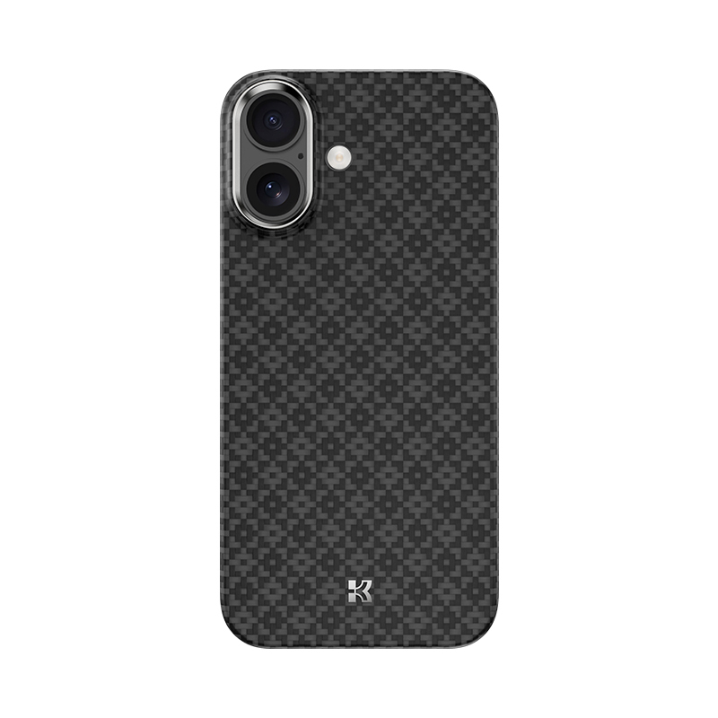 Benks Magnetic Armor Air Armor Grid Kevlar dėklas metaliniu rėmeliu 600D (B067) iPhone 17 juodas