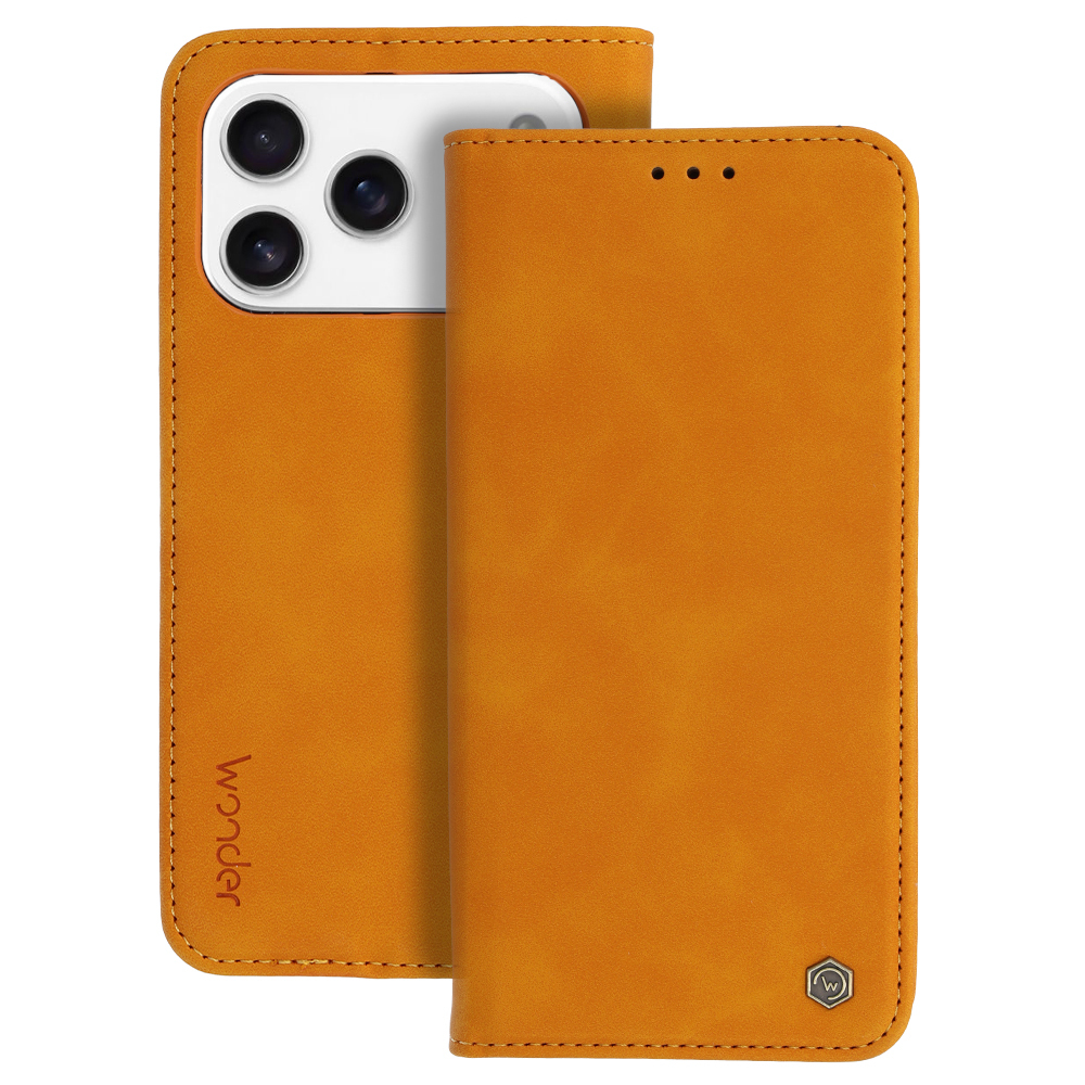 Wonder Smart dėklas iPhone 17 Pro Max kosminis oranžinis