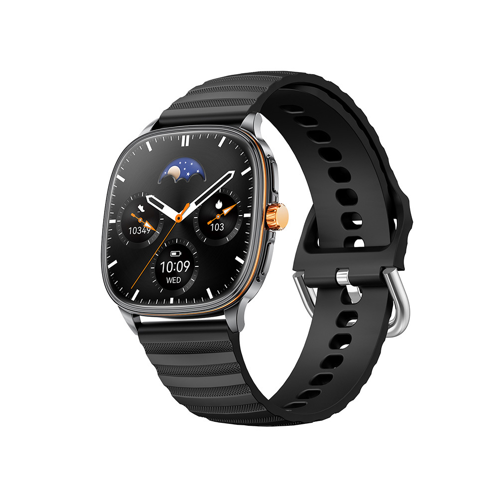 "Blavec" išmanusis laikrodis U-01 Mohito HD AMOLED Voice Call (SWU01-B) czarny + 1 pasek