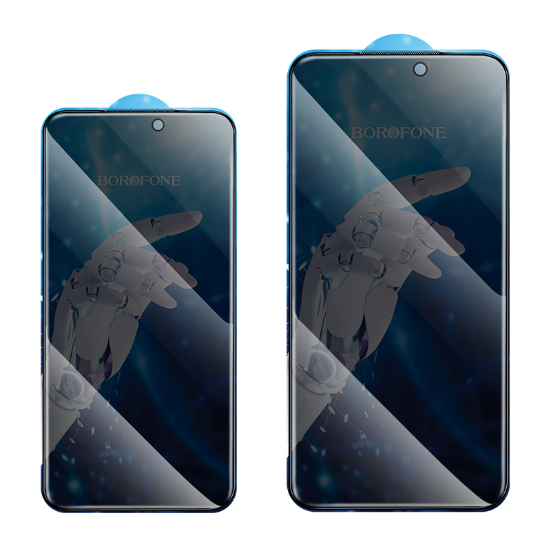 "Borofone" grūdintas stiklas BF7 Diamond Armor Full Screen Anti-spy for Iphone 17 Pro Max - 10 vnt.