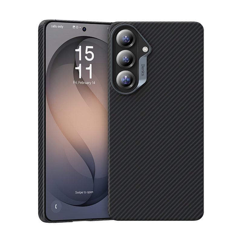 Benks Magnetic Armor Air Kevlar Dėklas Metal Frame 600D (J049) for Samsung Galaxy S26 Plus juodas