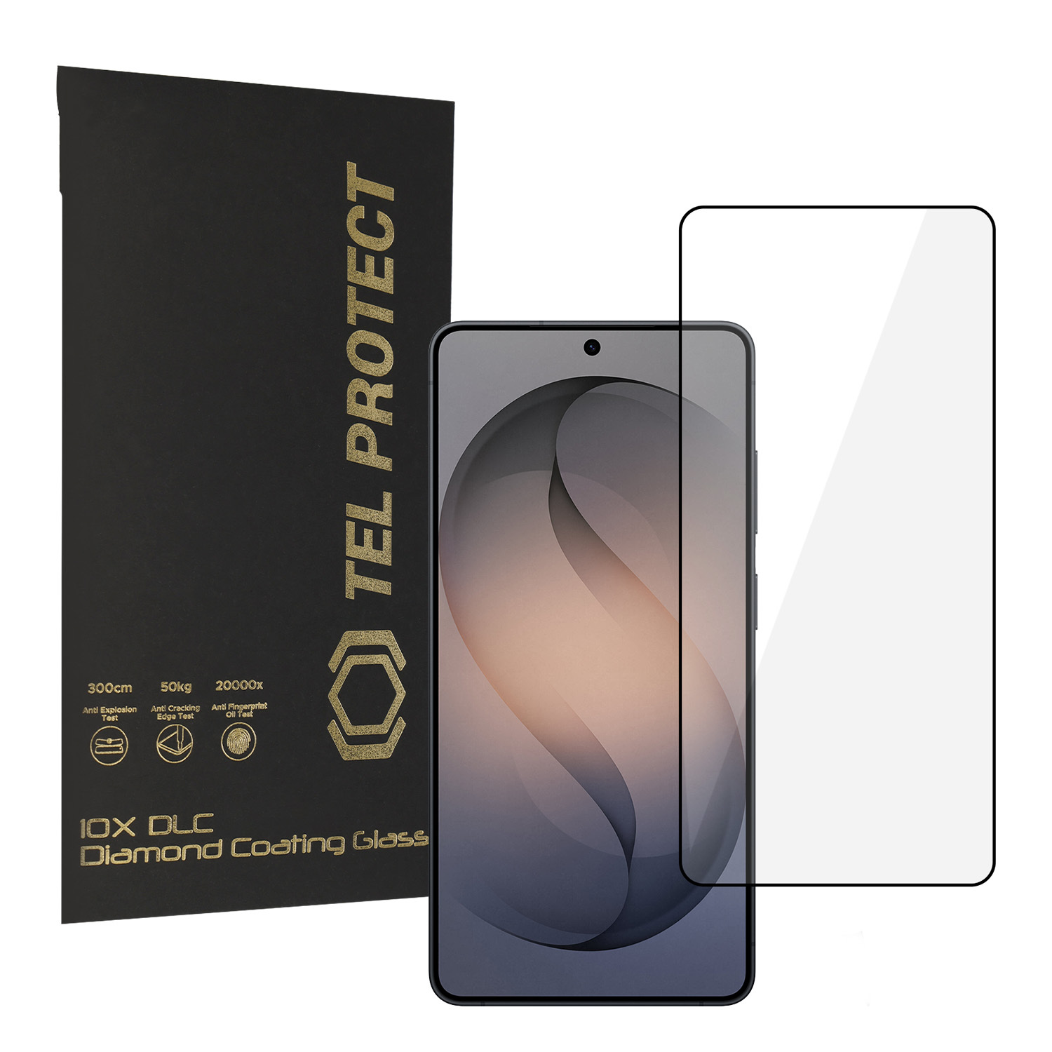 Tempered glass Tel Protect 10X HD DLC Diamond Coating skirtas Samsung Galaxy S26 ULTRA (envelope)