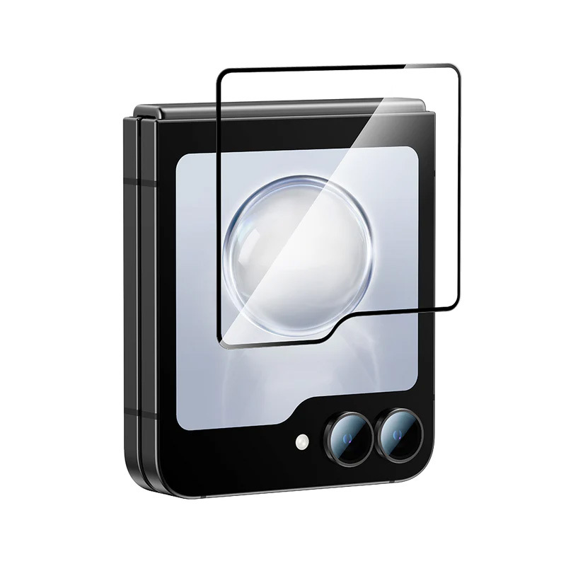 Benks Glass Warrior HD grūdintas stiklas Samsung Galaxy Z Flip 7 juodas