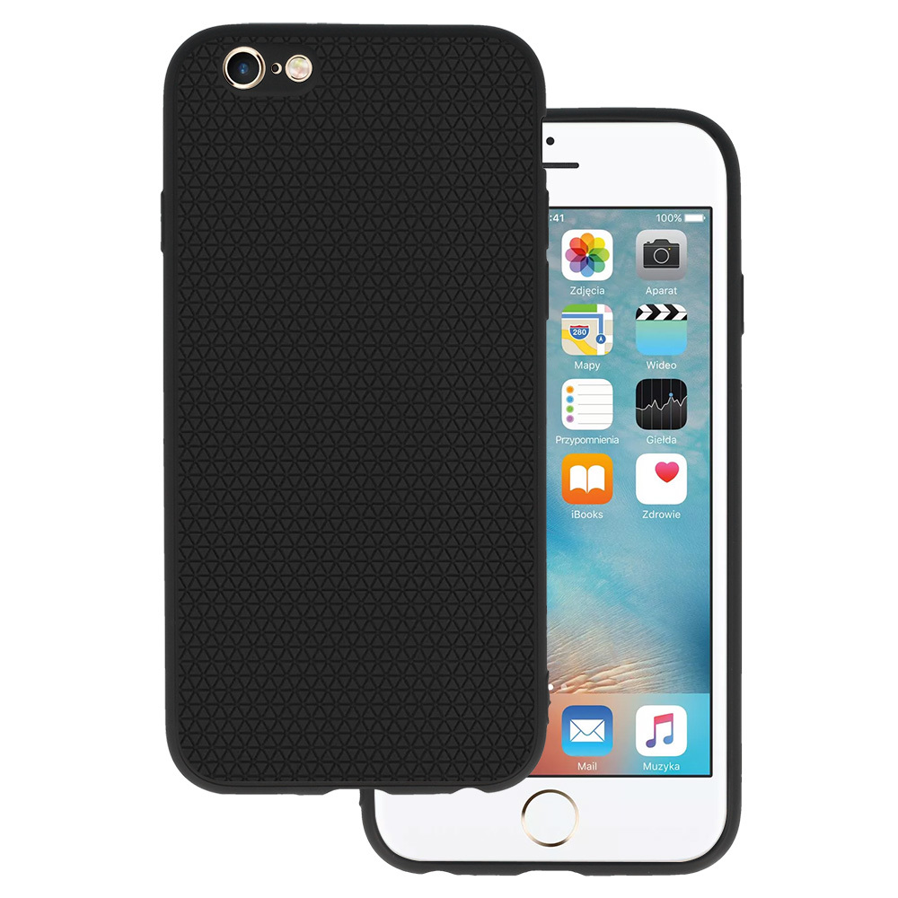 Tel Protect Liquid Air Case dėklas telefonui Iphone 6/6S juodas