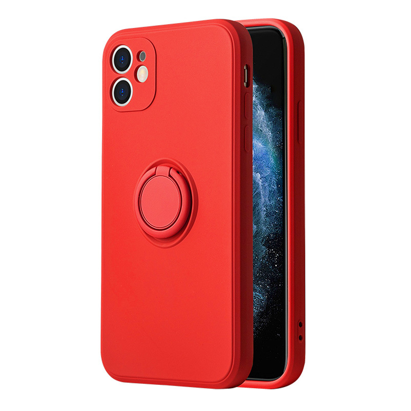 Vennus silikoninis žiedas Iphone 11 Pro raudonas