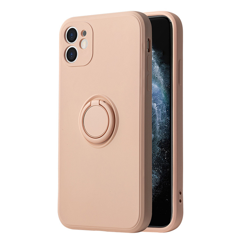 Vennus silikoninis žiedas Iphone 11 Pro šviesiai rožinis