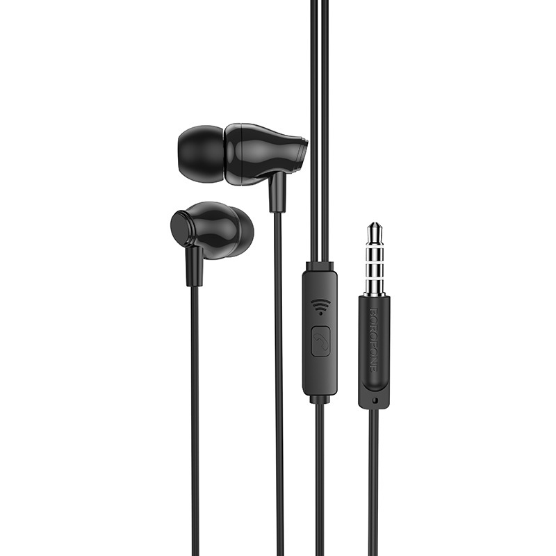 Borofone ausinės BM61 Wanderer su mikrofonu juodos