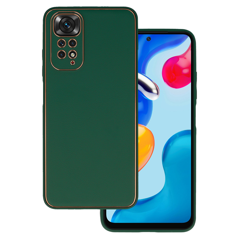 TEL PROTECT prabangus dėklas telefonui Xiaomi Redmi Note 11 Pro/Note 11 Pro 5G tamsiai žalias