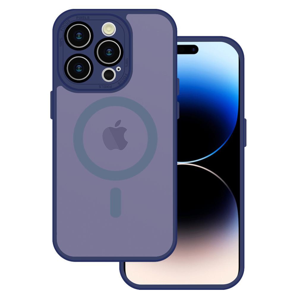 Tel Protect Magmat Dėklas Iphone 15 Pro tamsiai mėlynas
