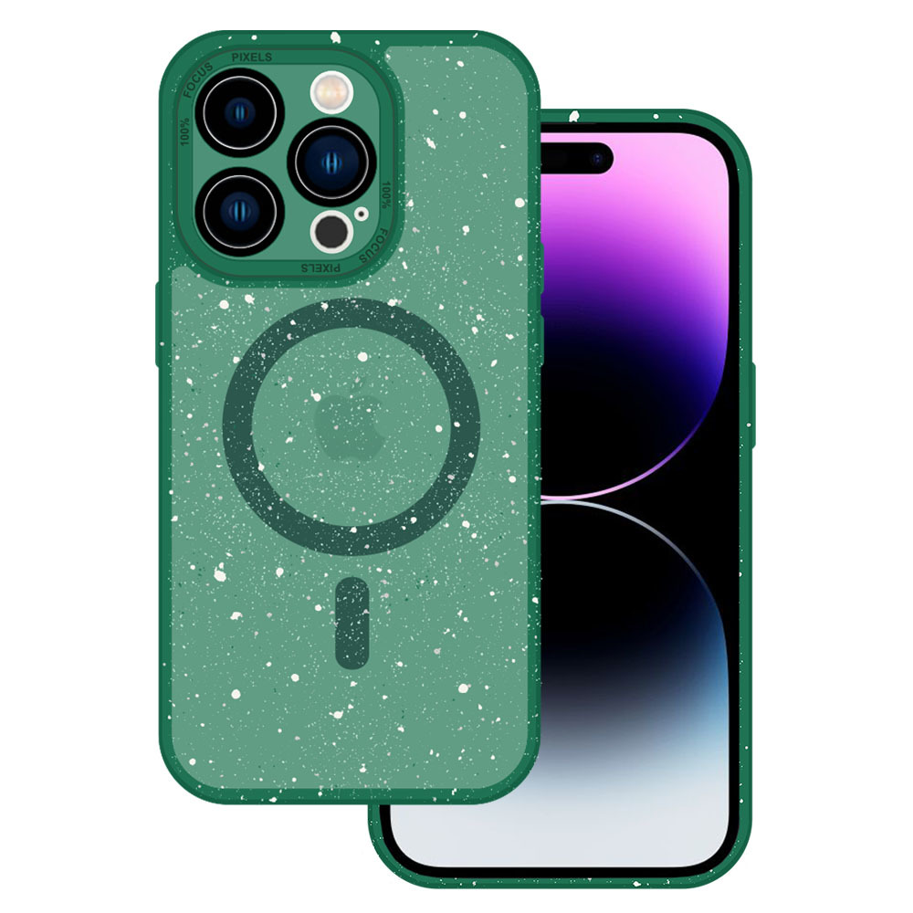 Tel Protect Magnetinis Splash matinis dėklas telefonui Iphone 15 Pro (m) - žalias
