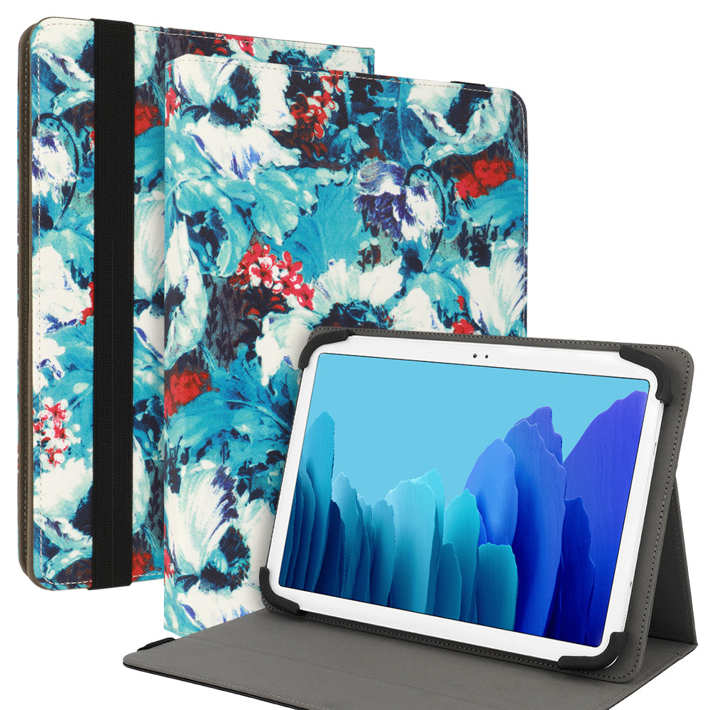 Wonder Canvas Planšetės dėklas 13 colių – balto aguonų raštas