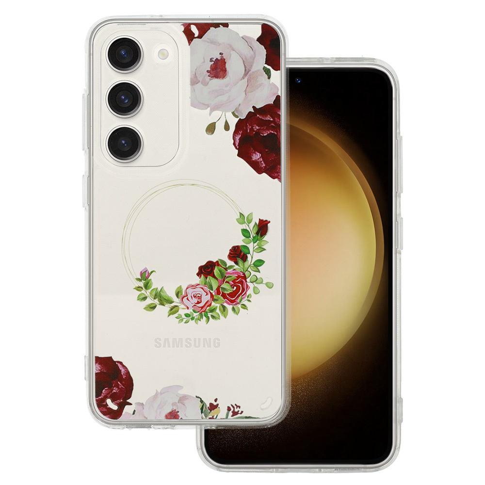 Dėklas telefonui Tel Protect Flower Samsung Galaxy A14 4G/5G dizainas 2