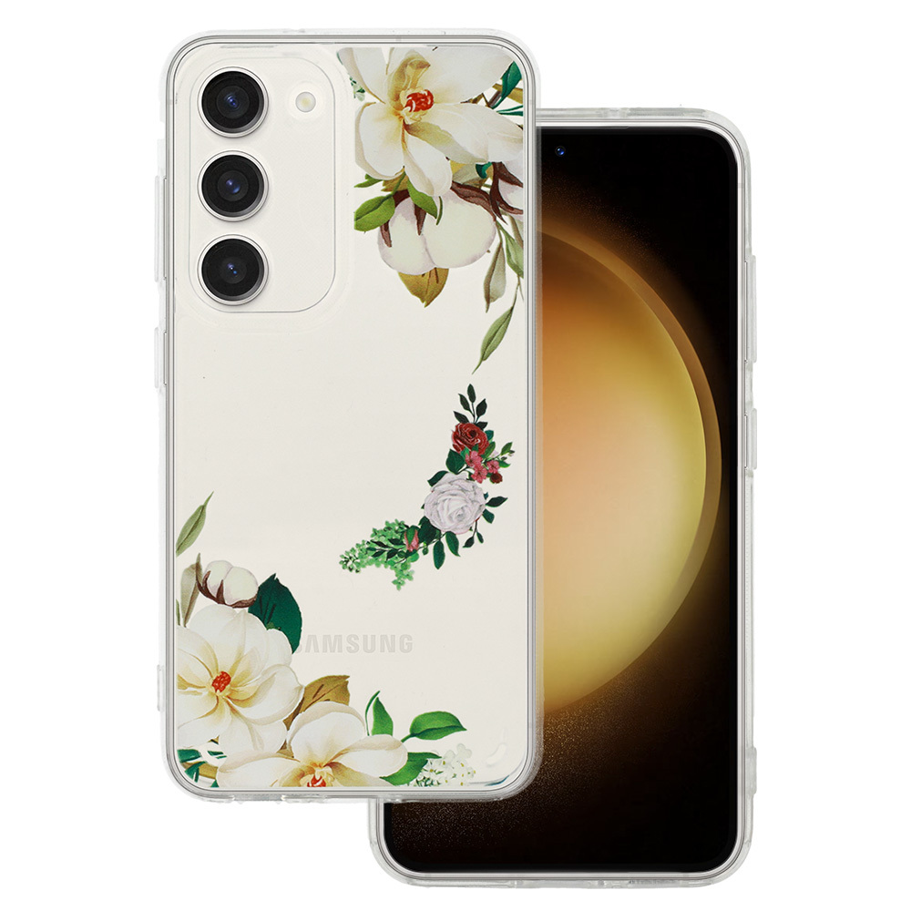 Dėklas telefonui Tel Protect Flower Samsung Galaxy A14 4G/5G dizainas 3