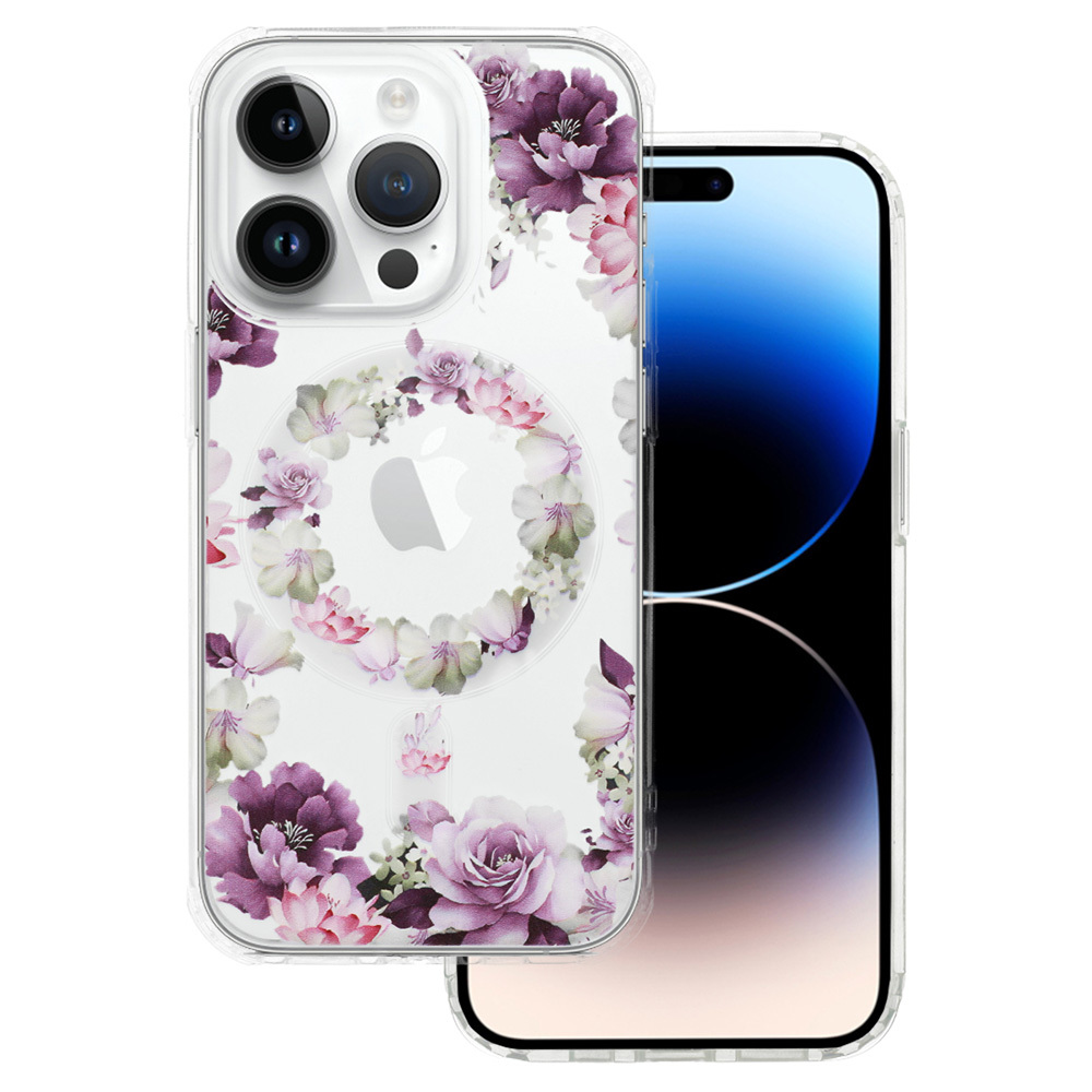 Tel Protect Gėlių Magnetinis dėklas telefonui Iphone 12 Pro dizainas 6