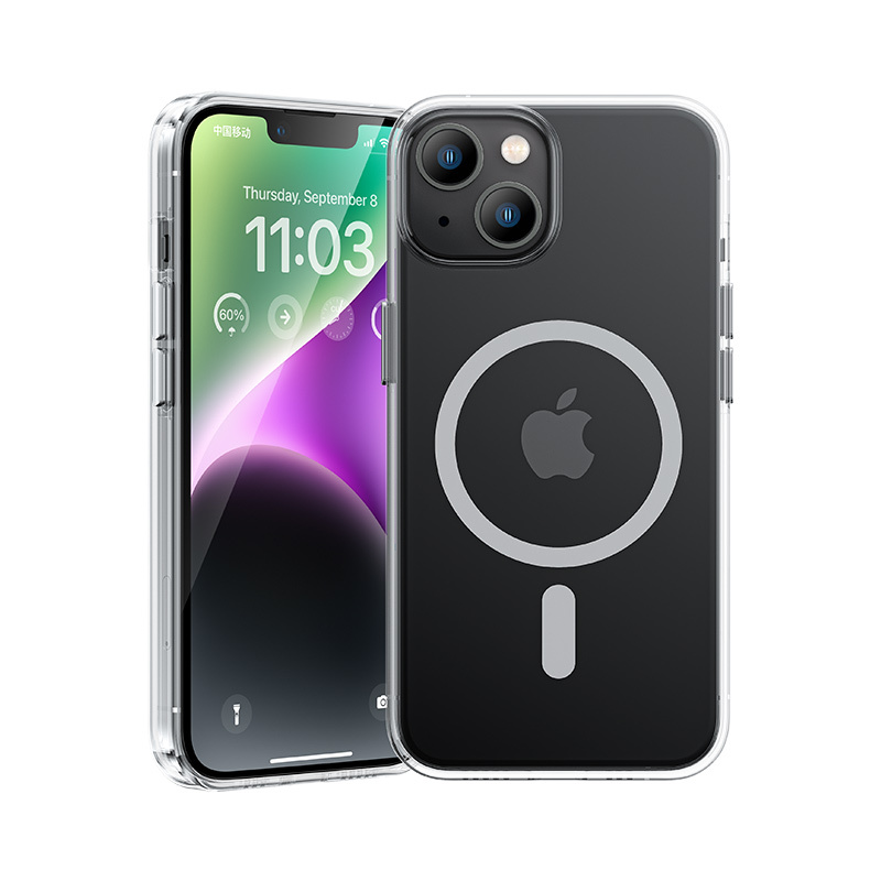 Benks magnetinis skaidrus dėklas telefonui Iphone 15 Plus