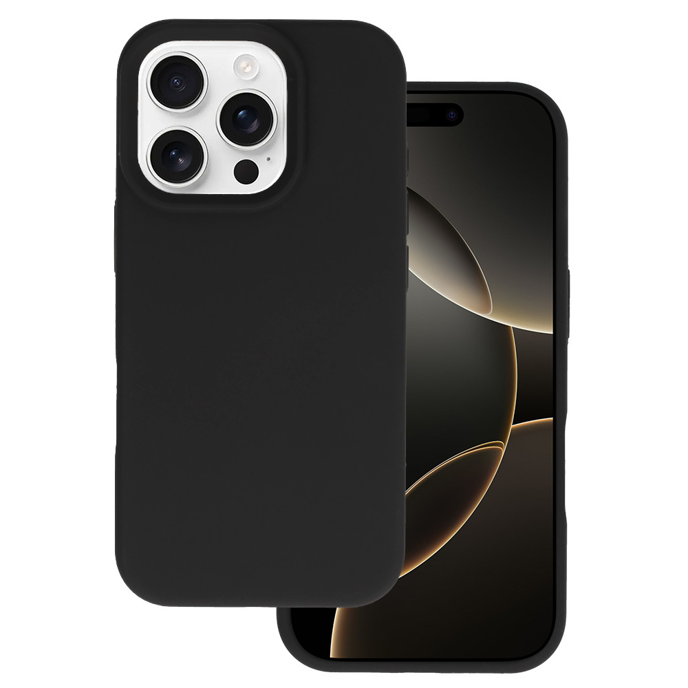 Tel Protect silikoninis dėklas telefonui Iphone 16 Pro Max juodas