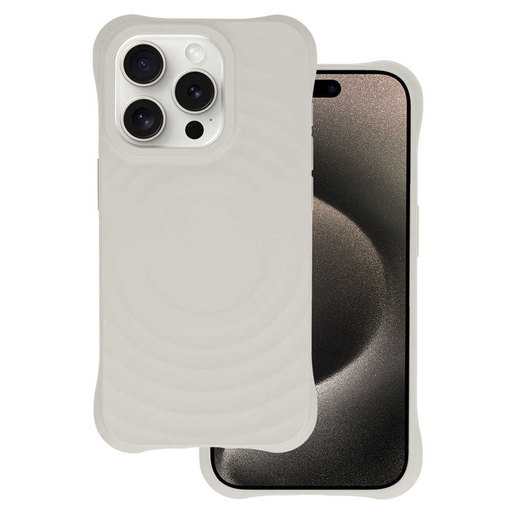 Tel Protect Wave Magsafe Dėklas telefonui iPhone 13/14 pilkas