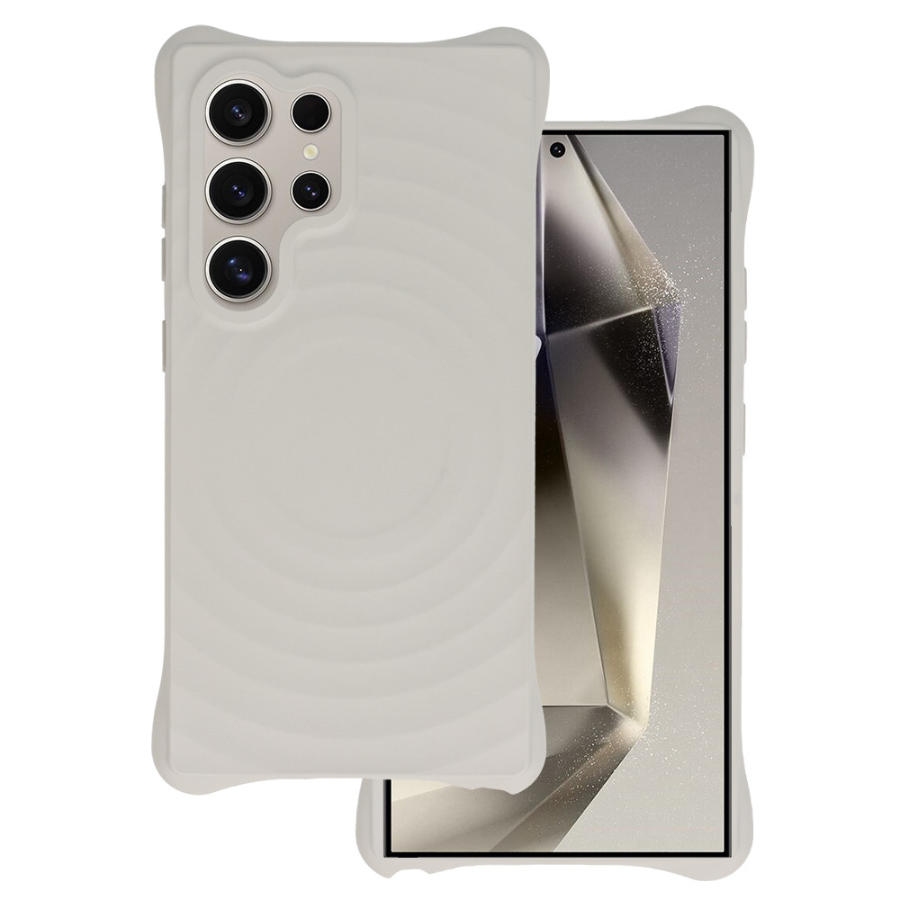 Tel Protect Wave Magnetinis dėklas telefonui Samsung Galaxy S23 Ultra pilka