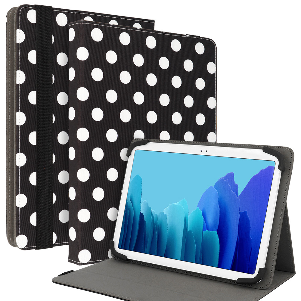 Wonder Canvas planšetinio kompiuterio dėklas 13 colių - juodas su taškeliais