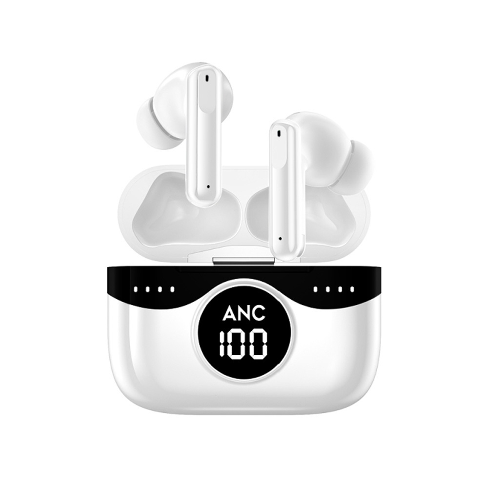 Blavec Bluetooth TWS ausinės BW-04 Prime Active ANC+ENC (BW04PA-W) baltos