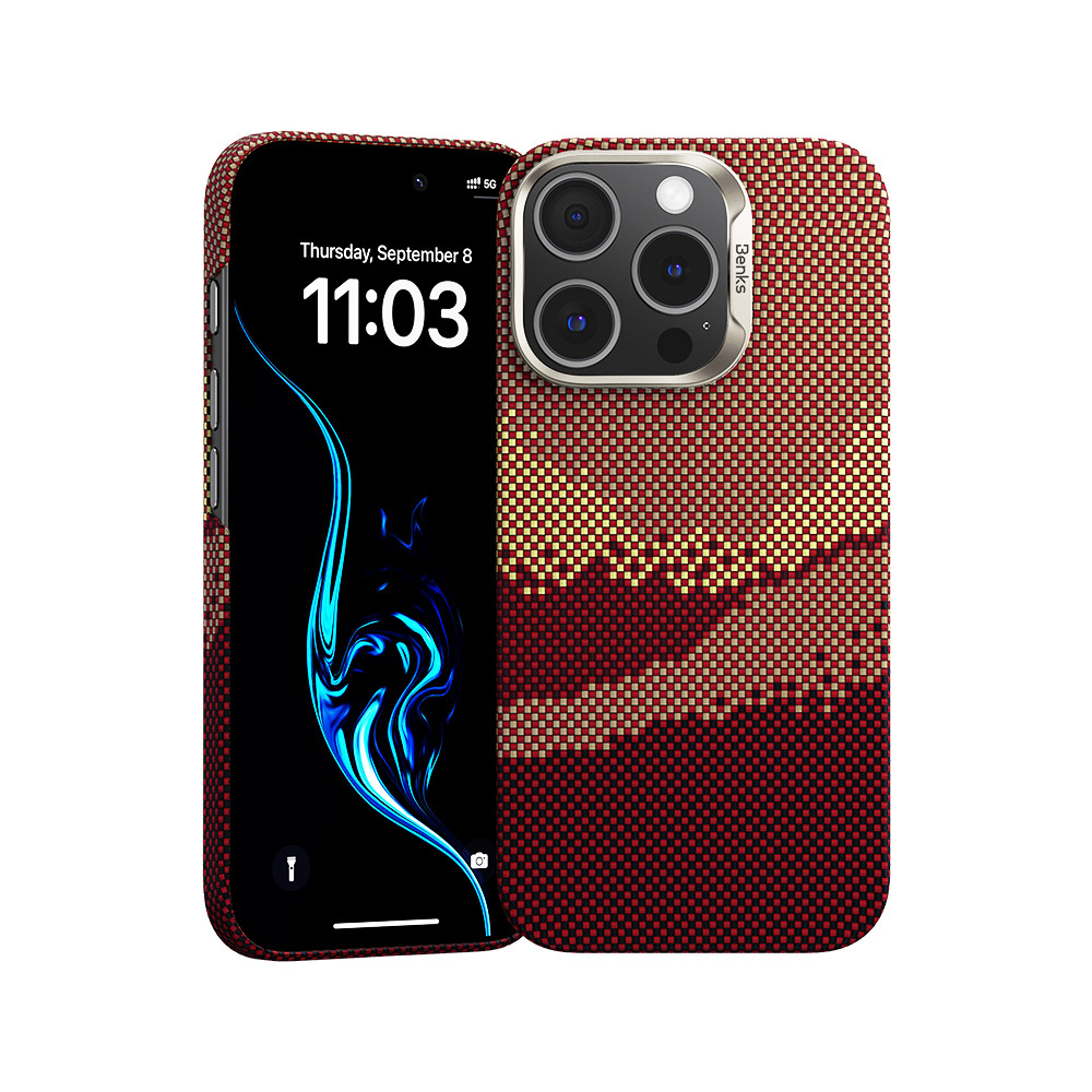 Benks Magnetinė Golden Tide Kevlar 600D Iphone 16 Pro