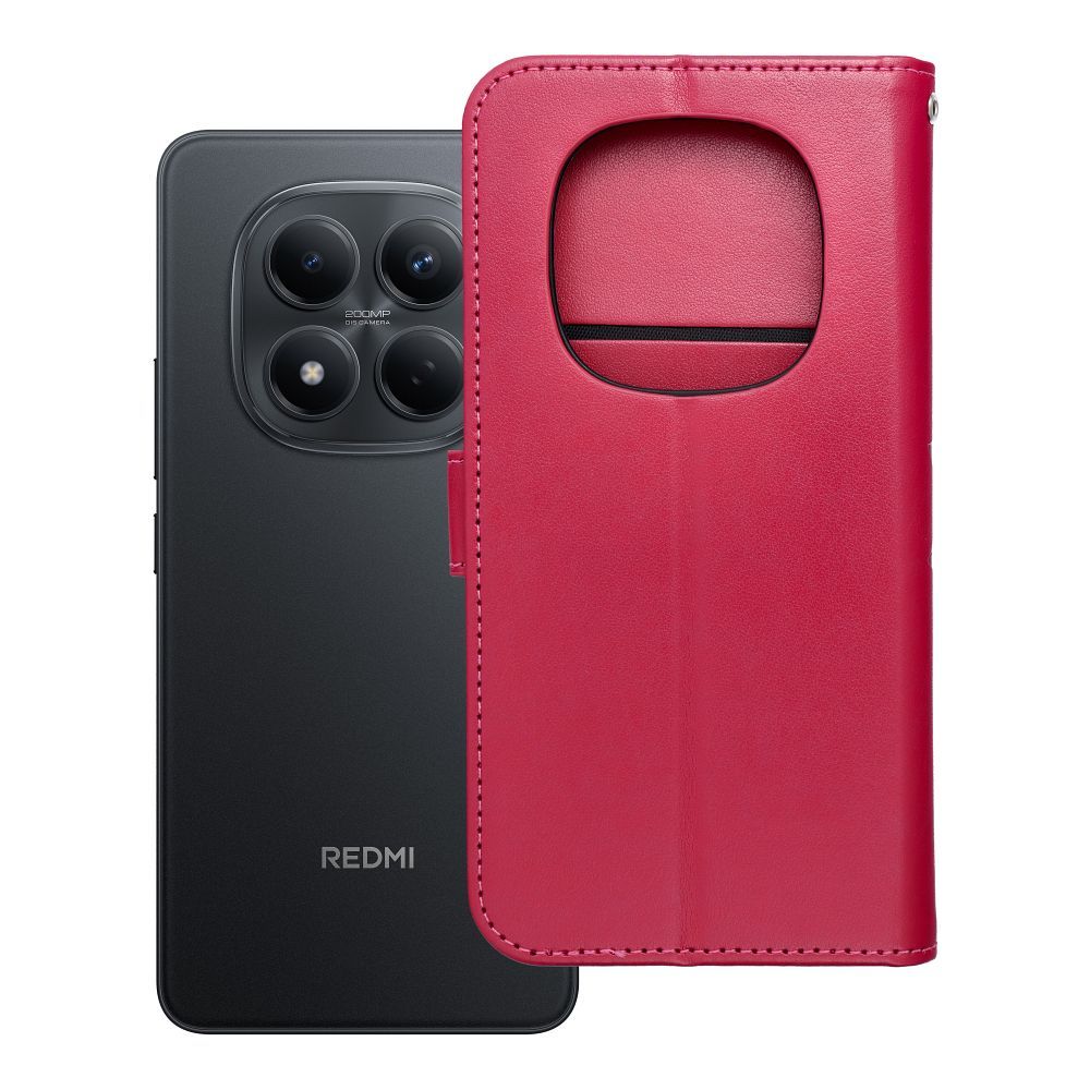 Чехол-книжка MEZZO для Xiaomi Redmi Note 15 Pro 5G мандала пурпурная