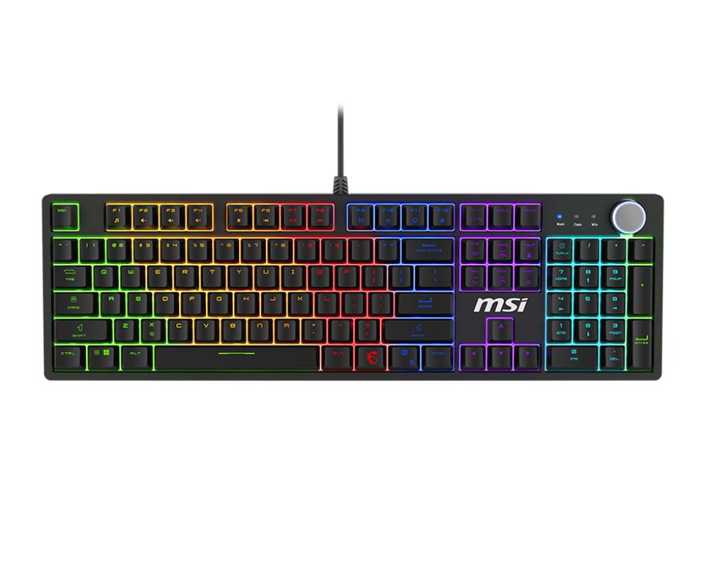 Игровая клавиатура MSI Forge GK310 переключатели Red чёрная US