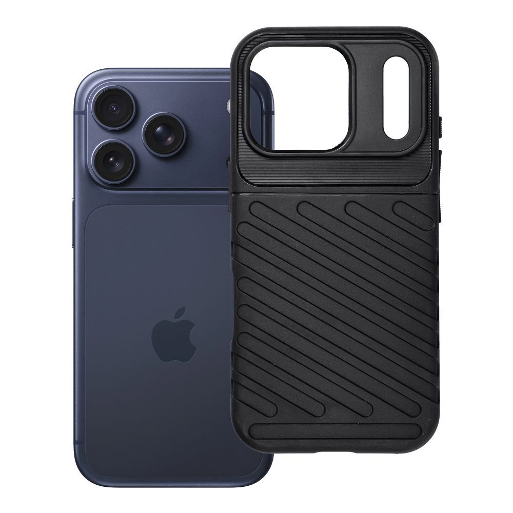 THUNDER Dėklas telefonui IPHONE 17 Pro juodas