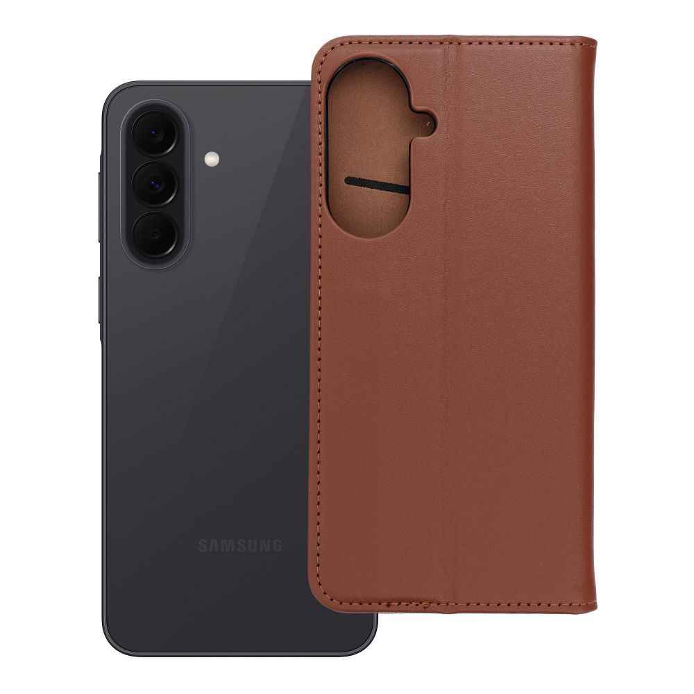 SMART PRO Book odinis dėklas SAMSUNG A37 5G rudos spalvos