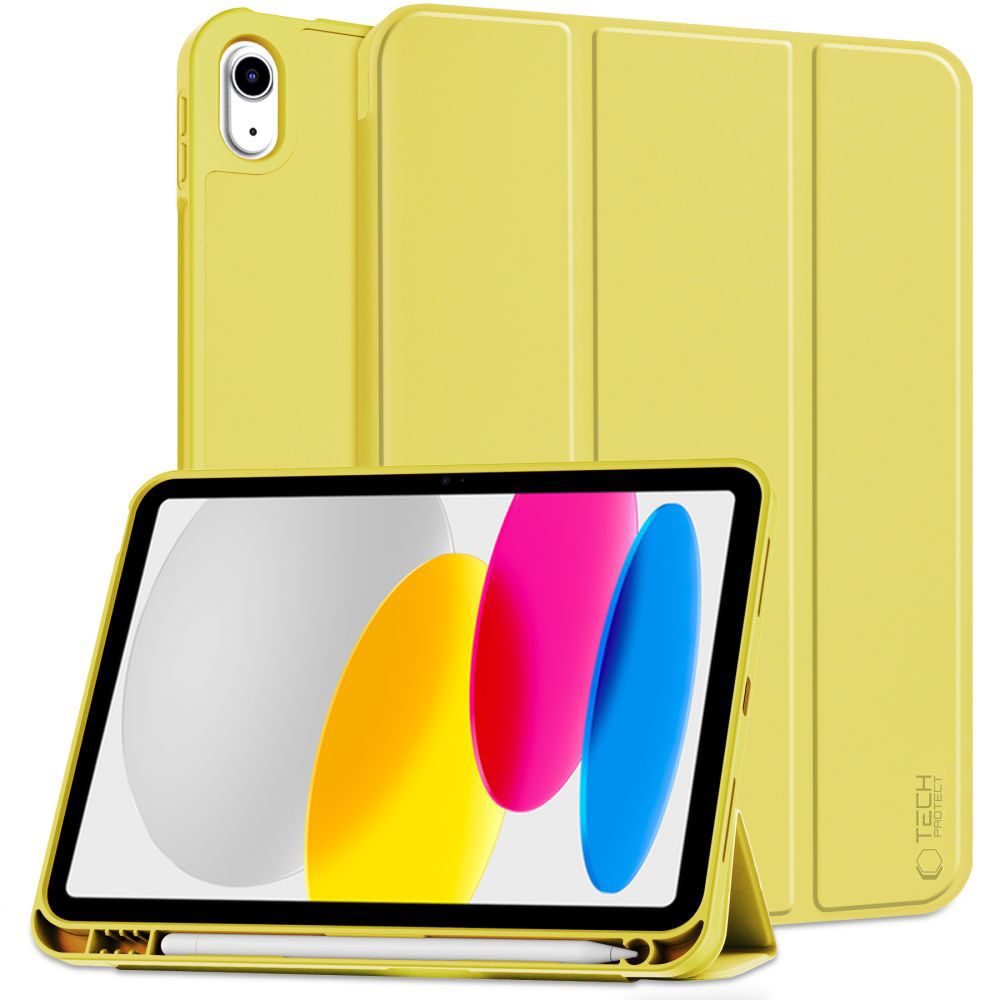 Tech-Protect SC Pen dėklas telefonui iPad 10.9" 2022 - geltonas