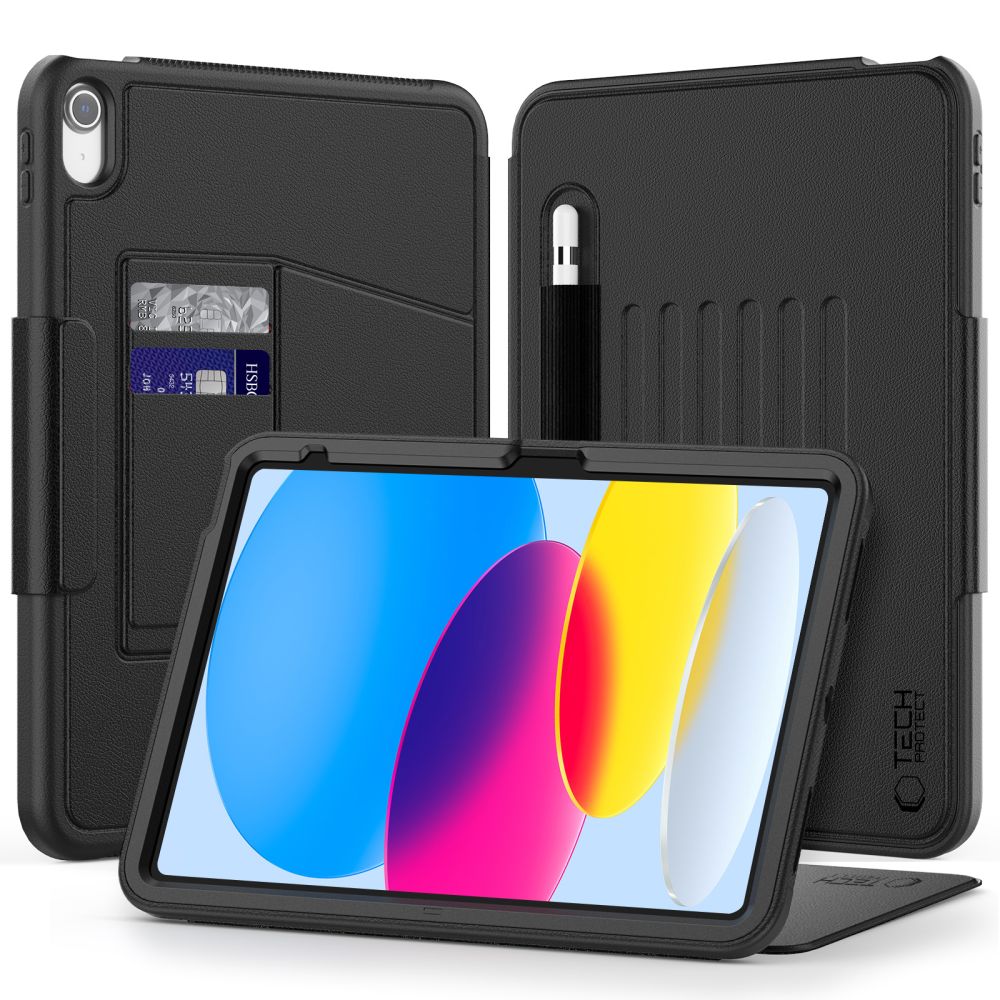 Tech-Protect SC Pen dėklas iPad 10.9" 2022 (10-oji gen.) / 11" 2025 (11-oji gen.) - juodas