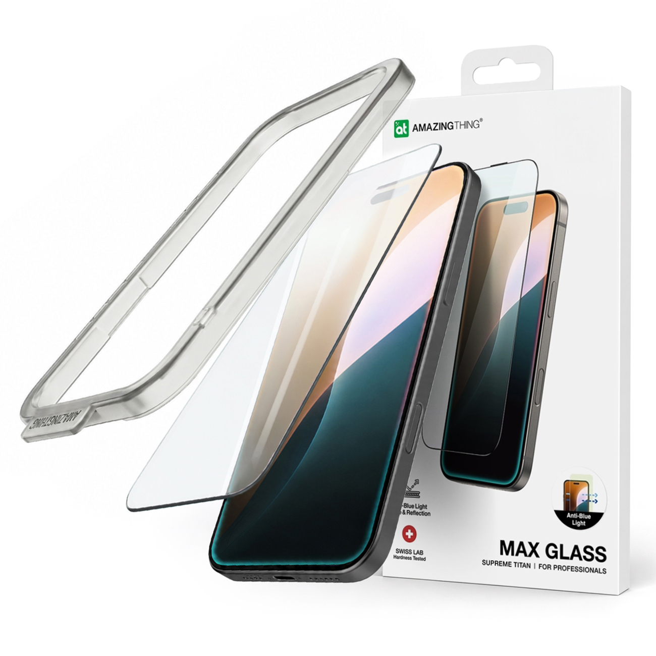 AmazingThing Titan Max grūdintas stiklas iPhone 16 Pro Max