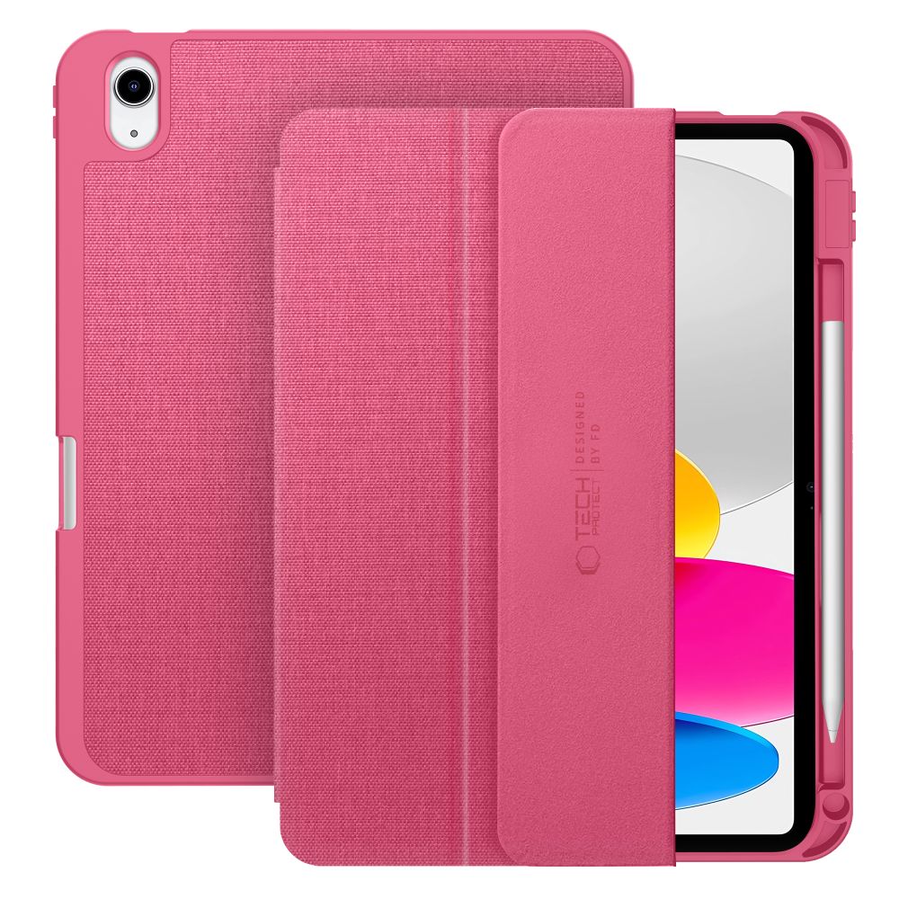 Tech-Protect SC Pen Canvas dėklas iPad 10.9” 10 / 2022 / 11” 11 / 2025 - rožinis
