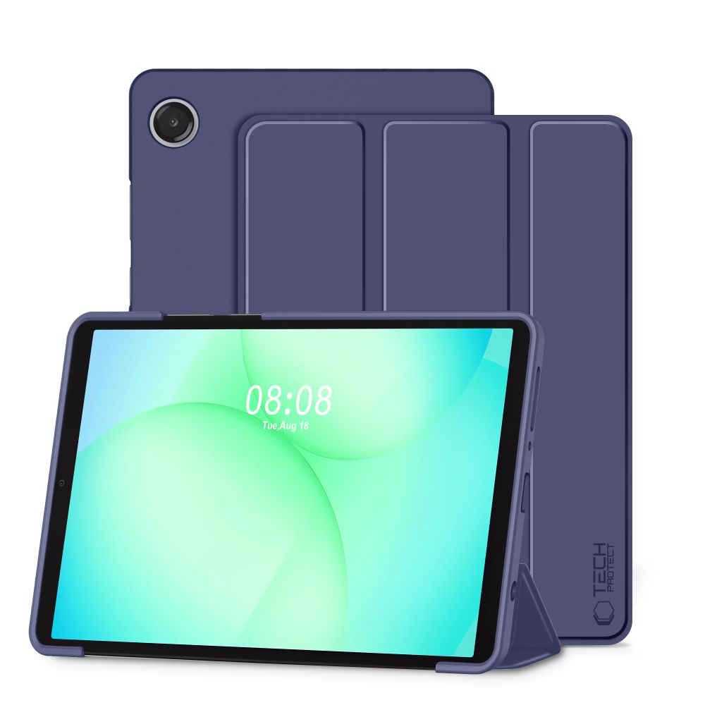 TechProtect SmartCase dėklas Samsung Galaxy Tab A9 / A11 8.7 tamsiai mėlynas