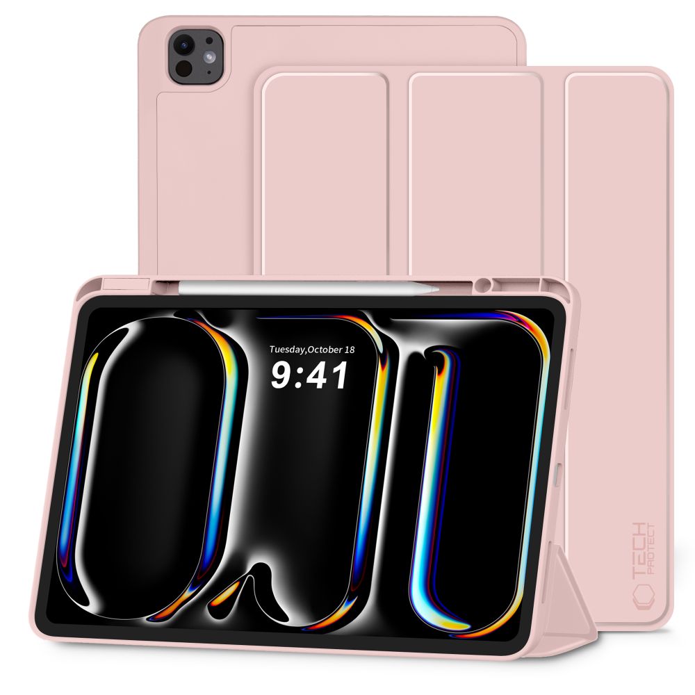Tech-Protect SC Pen Чехол для iPad Pro 13" 7 / 8 / 2024-2025 - розовый
