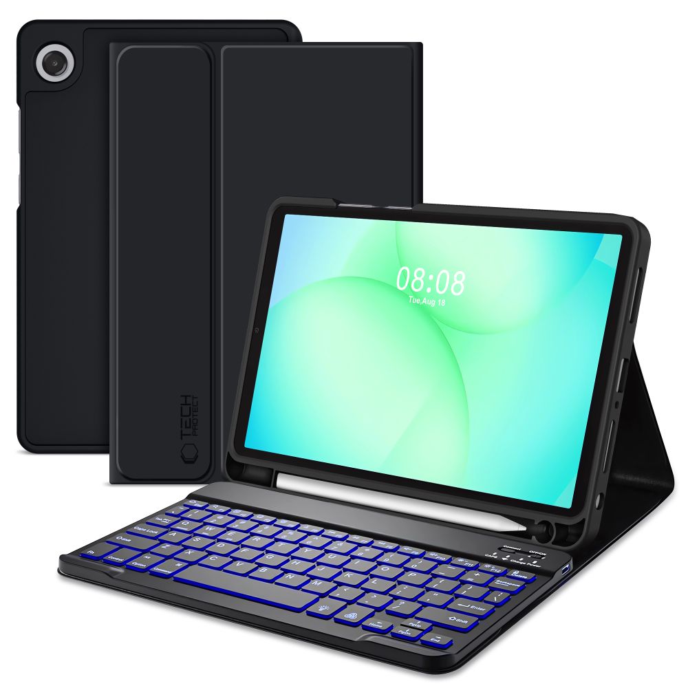 Tech-Protect SC Pen Case for Samsung Galaxy Tab A9+ / A11+ Plus 11.0 X210 / X215 / X216 / X230 / X235 / X236 - Black
