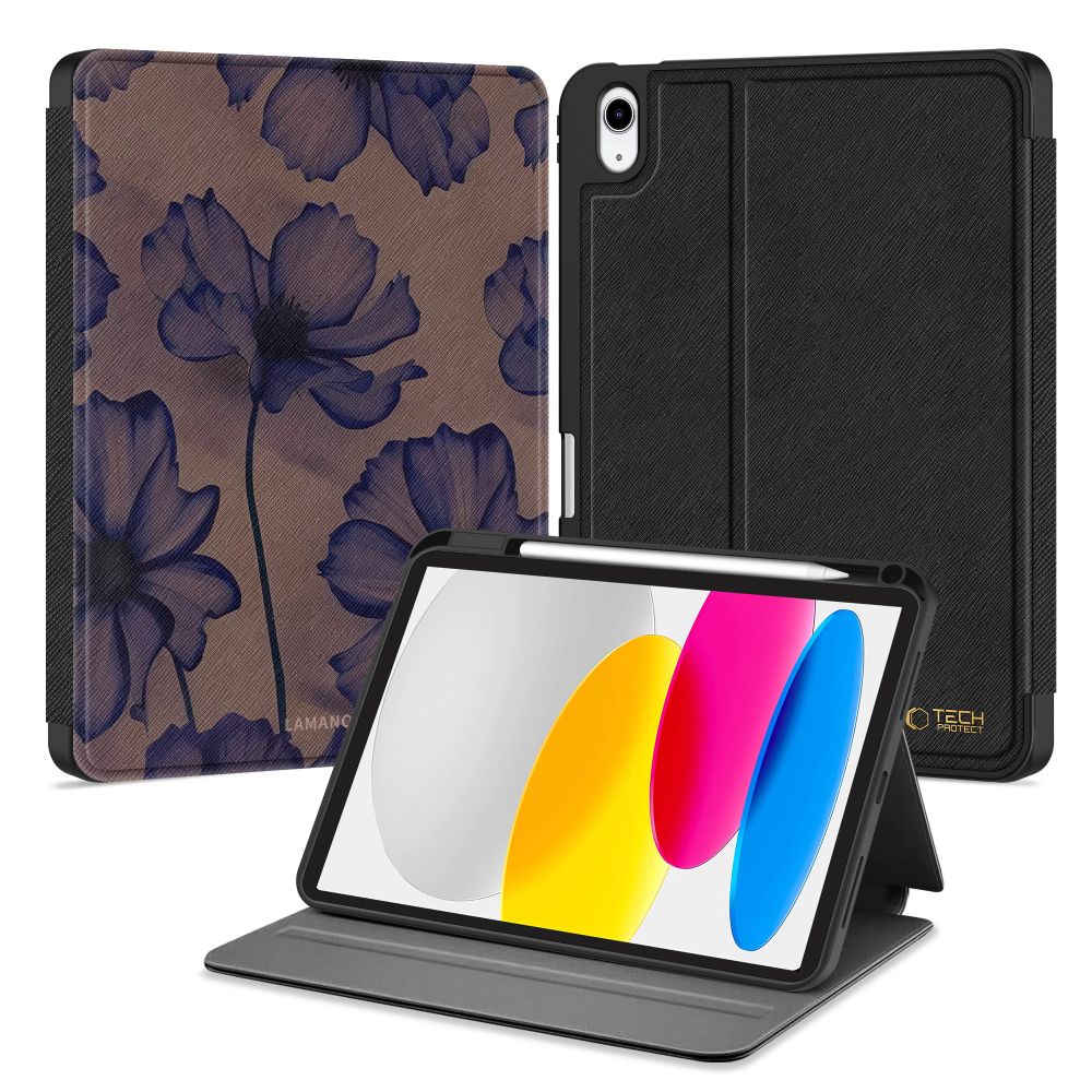 Чехол Tech-Protect Lamanona для iPad 10.9" 10 2022 11" 11 2025 - чёрный